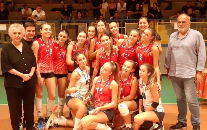 Pallavolo Montelupo con Lucia e Mario Benvenuti
