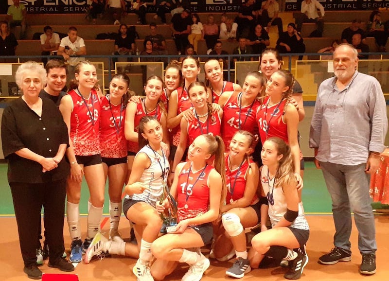 Pallavolo Montelupo con Lucia e Mario Benvenuti